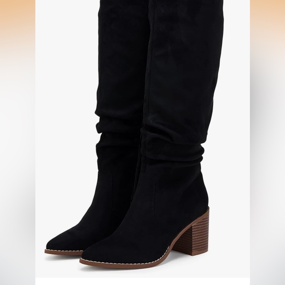 Super comfortable and stylish black pointed Heeled Boots